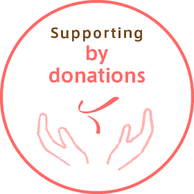 Supporting by donations
